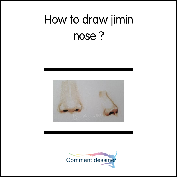 How to draw jimin nose